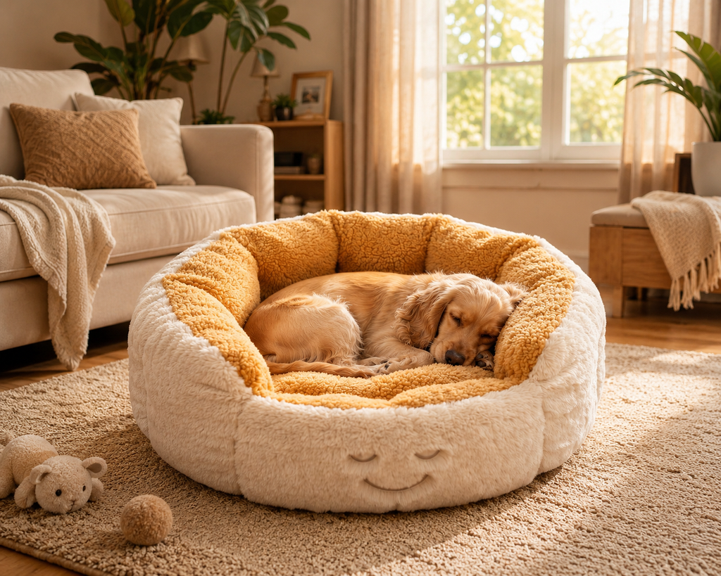 Petnosia Peace Pod — Smart Self-Adjusting Anxiety Cocoon Bed for Pets
