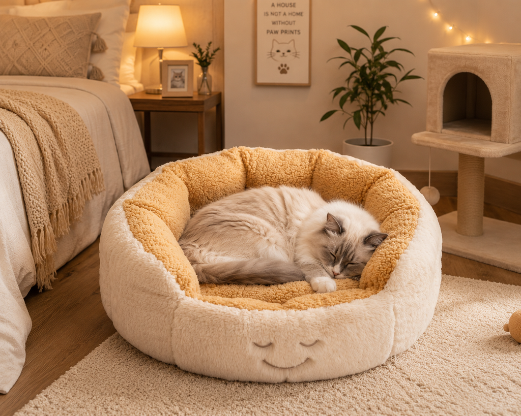 Petnosia Peace Pod — Smart Self-Adjusting Anxiety Cocoon Bed for Pets