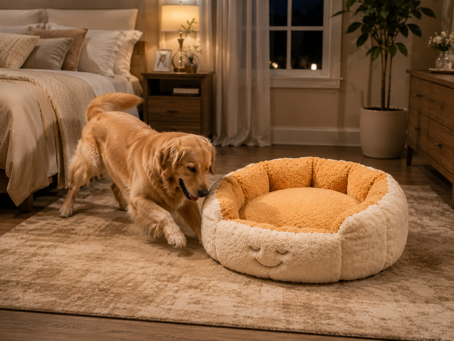 Petnosia Peace Pod — Smart Self-Adjusting Anxiety Cocoon Bed for Pets