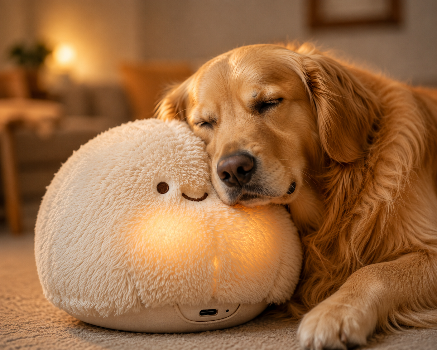 Petnosia Calm Companion — Smart Plush Pet Anxiety Relief Device
