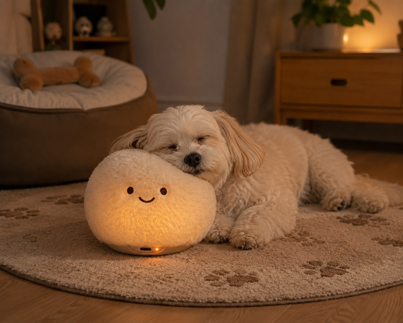 Petnosia Calm Companion — Smart Plush Pet Anxiety Relief Device